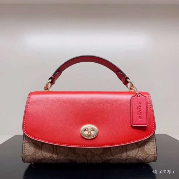 coach Tilly Satchel 23 In Signature Canvas C1439 - Picture 1 of 13